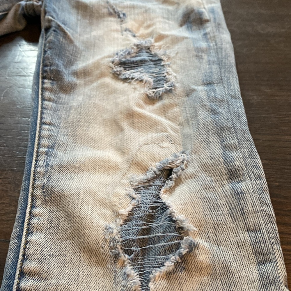 Haus of Jr distressed denim jeans size 12 - Picture 2 of 6